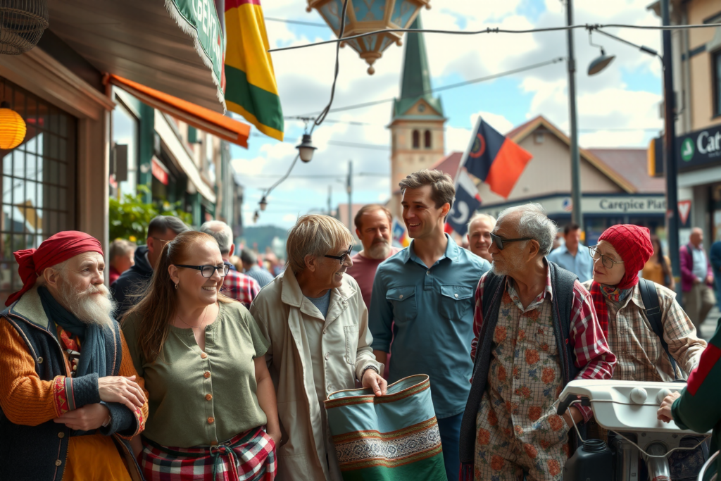 Mein erster Tag in Deutschland: Eine lustige Geschichte für Deutsch-Anfänger
