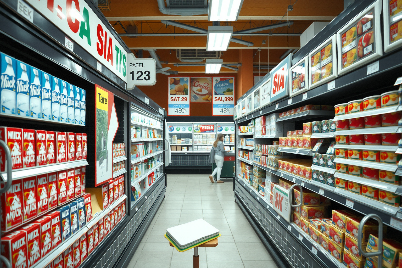 Im Supermarkt verloren: Wie ich Milch suchte und Käse fand
