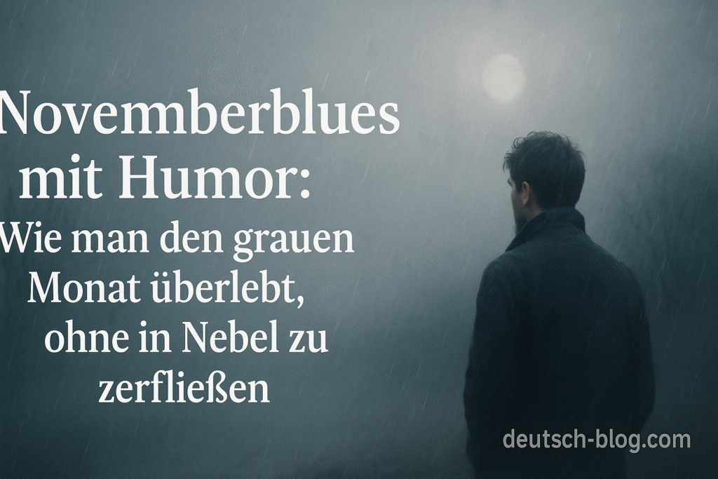„Novemberblues mit Humor: Wie man den grauen Monat überlebt, ohne in Nebel zu zerfließen“ „Novemberblues mit Humor: Wie man den grauen Monat überlebt, ohne in Nebel zu zerfließen“