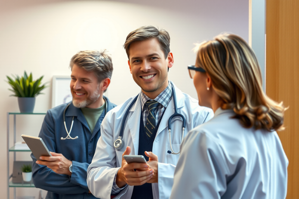 „Mein erstes deutsches Arztgespräch: Eine leichte Geschichte mit nützlichen Redemitteln“