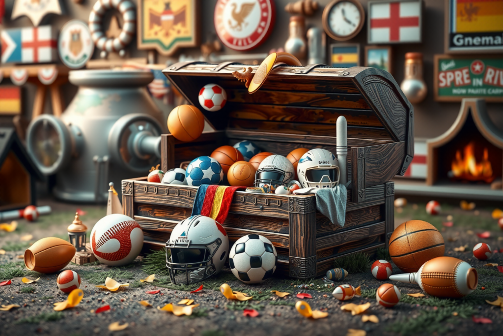 Schatzkiste deutsche Redewendungen: Sport Edition