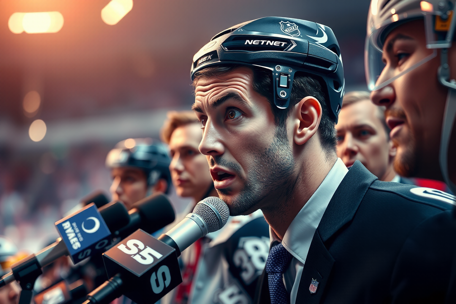 Eishockey-Pressekonferenz: Sprachanalyse Eishockey-Pressekonferenz: Sprachanalyse