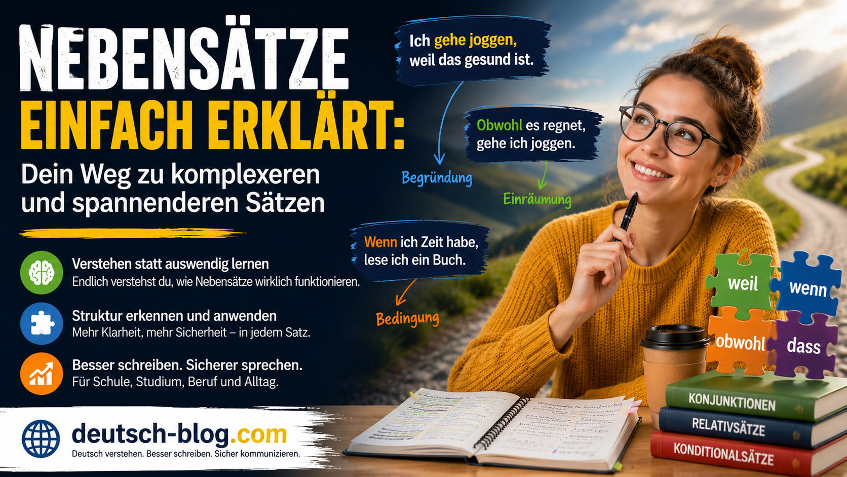 Nebensätze einfach erklärt: Dein Weg zu komplexeren und spannenderen Sätzen